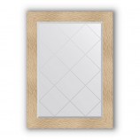 Зеркало с гравировкой в багете золотые дюны 90 mm (76x104 cm) BY 4193
