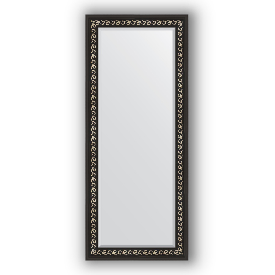 Зеркало в багетной раме (черный ардеко)65х155 см EVOFORM Exclusive BY 1185