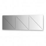 Зеркальная плитка EVOFORM REFRACTIVE треугольник 40х40 6шт BY 1521