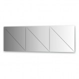 Зеркальная плитка EVOFORM REFRACTIVE треугольник 50х50 6шт BY 1523