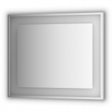 Зеркало в багетной раме со светильником 90x75 EVOFORM Ledside BY 2204