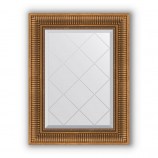Зеркало с гравировкой в багете бронзовый акведук 93 mm 57x75 cm BY 4025