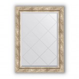 Зеркало с гравировкой в багете прованс с плетением 70 mm (63x86 cm) BY 4091