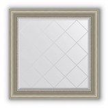 Зеркало с гравировкой в багете хамелеон 88 mm (86x86 cm) BY 4321