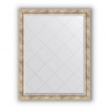 Зеркало с гравировкой в багете прованс с плетением 70 mm (93x118 cm) BY 4349