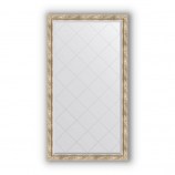 Зеркало с гравировкой в багете прованс с плетением 70 mm (93x168 cm) BY 4392