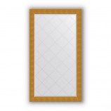 Зеркало с гравировкой в багете чеканка золотая 90 mm (96x171 cm) BY 4409