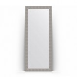 Зеркало напольное чеканка серебряная 90 mm Definite Floor 81x201 BY 6009