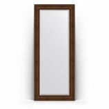 Зеркало напольное 87x207 состаренная бронза с орнаментом 120 mm Exclusive Floor BY 6139