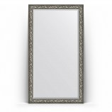 Зеркало напольное 114x203 византия серебро 99 mm Exclusive Floor BY 6165