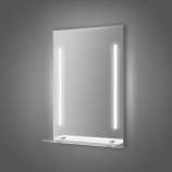 Зеркало с полочкой и светильником 80x75 cm EVOFORM Ledline-S BY 2156