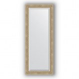 Зеркало в багетной раме (старое серебро с плетением)53х133 см EVOFORM Exclusive BY 1152