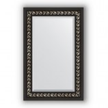 Зеркало в багетной раме (черный ардеко)55х85 см EVOFORM Exclusive BY 1135