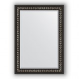 Зеркало в багетной раме (черный ардеко)75х105 см EVOFORM Exclusive BY 1195