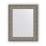 Зеркало в багетной раме - виньетка состаренное серебро 56 mm (40х50 cm) EVOFORM Definite BY 3008