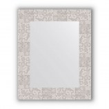 Зеркало в багетной раме - соты алюминий 70 mm (43х53 cm) EVOFORM Definite BY 3019