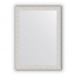 Зеркало в багетной раме чеканка белая 46 mm (51х71 cm) EVOFORM Definite BY 3034