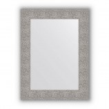 Зеркало в багетной раме чеканка серебряная 90 mm (60х80 cm) EVOFORM Definite BY 3055