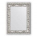 Зеркало в багетной раме волна хром 90 mm (60х80 cm) EVOFORM Definite BY 3057