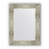 Зеркало в багетной раме алюминий 90 mm (60х80 cm) EVOFORM Definite BY 3058