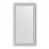 Зеркало в багетной раме мозаика хром 46 mm (51х101 cm) Evoform Definite BY 3068