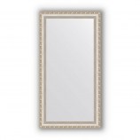 Зеркало в багетной раме версаль серебро 64 mm (55х105 cm) Evoform Definite BY 3078