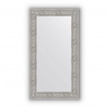 Зеркало в багетной раме волна хром 90 mm (60х110 cm) Evoform Definite BY 3089