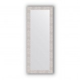Зеркало в багетной раме соты алюминий 70 mm (56х146 cm) Evoform Definite BY 3115