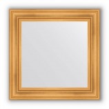 Зеркало в багетной раме травленое золото 99 mm (72х72 cm) Evoform Definite BY 3155