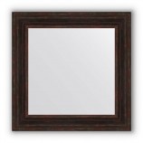 Зеркало в багетной раме темный прованс 99 mm (72х72 cm) Evoform Definite BY 3158