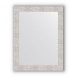 Зеркало в багетной раме соты алюминий 70 mm (66х86 cm) Evoform Definite BY 3179