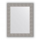 Зеркало в багетной раме чеканка серебряная 90 mm (70х90 cm) Evoform Definite BY 3183