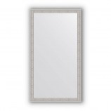 Зеркало в багетной раме волна алюминий 46 mm (61х111 cm) Evoform Definite BY 3198