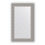 Зеркало в багетной раме чеканка серебряная 90 mm (70х120 cm) Evoform Definite BY 3215