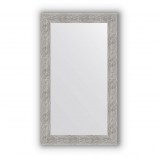 Зеркало в багетной раме волна хром 90 mm (70х120 cm) Evoform Definite BY 3217