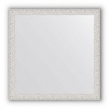 Зеркало в багетной раме чеканка белая 46 mm (71х71 cm) Evoform Definite BY 3226