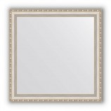Зеркало в багетной раме версаль серебро 64 mm (75х75 cm) Evoform Definite BY 3238