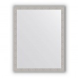 Зеркало в багетной раме волна алюминий 46 mm (71х91 cm) Evoform Definite BY 3262