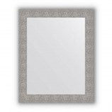 Зеркало в багетной раме чеканка серебряная 90 mm (80х100 cm)  Evoform Definite BY 3279