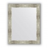 Зеркало в багетной раме алюминий 90 mm (80х100 cm)  Evoform Definite BY 3282