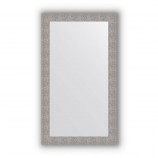 Зеркало в багетной раме чеканка серебряная 90 mm (80х140 cm) Evoform Definite BY 3311