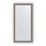Зеркало в багетной раме виньетка состаренное серебро 56 mm (74х154 cm) Evoform Definite BY 3328