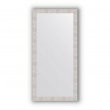 Зеркало в багетной раме соты алюминий 70 mm (76х156 cm) Evoform Definite BY 3339