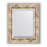 Зеркало в багетной раме прованс с плетением 70 mm (43х53 cm) Evoform Exclusive BY 3355