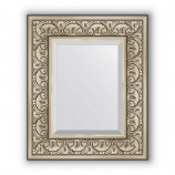 Зеркало в багетной раме (барокко серебро)50х60 см EVOFORM Exclusive BY 3372