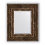Зеркало в багетной раме (состаренное дерево с орнаментом)52х62 см EVOFORM Exclusive BY 3378