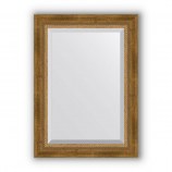 Зеркало в багетной раме состаренное бронза с плетением 70 mm (53х73 cm) Evoform Exclusive BY 3380