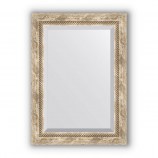 Зеркало в багетной раме прованс с плетением 70 mm (53х73 cm) Evoform Exclusive BY 3381