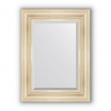 Зеркало в багетной раме травленое серебро 99 mm (59х79 cm) Evoform Exclusive BY 3393