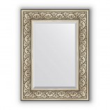 Зеркало в багетной раме (барокко серебро)60х80 см EVOFORM Exclusive BY 3398